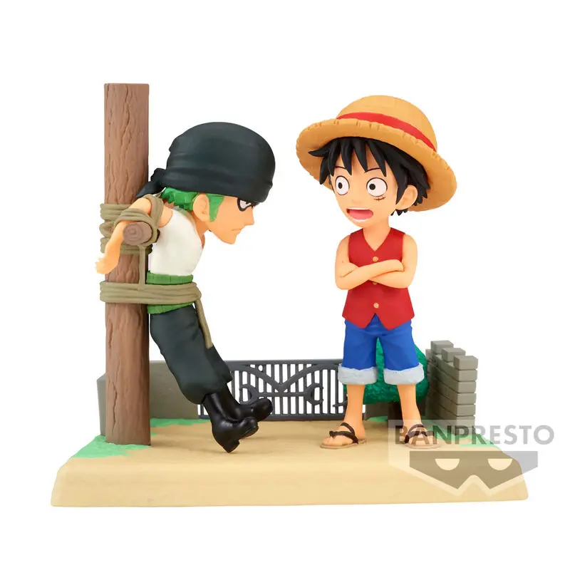 One Piece Log Stories figurka Monkey D Luffy & Roronoa Zoro 7 cm termékfotó