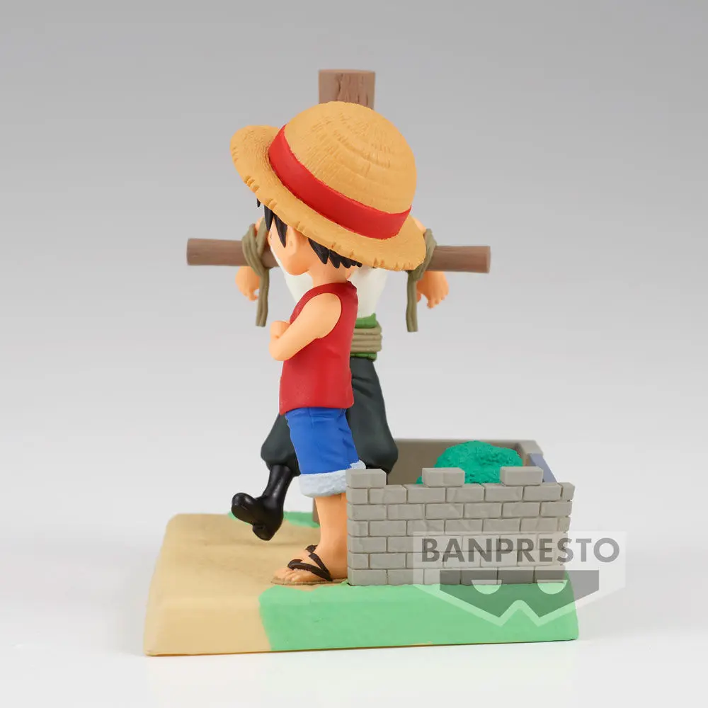 One Piece Log Stories figurka Monkey D Luffy & Roronoa Zoro 7 cm termékfotó