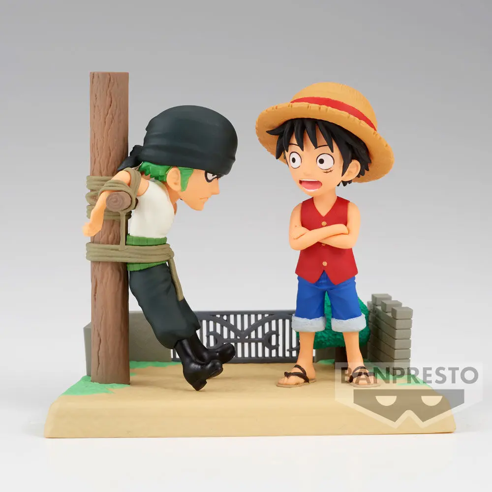 One Piece Log Stories figurka Monkey D Luffy & Roronoa Zoro 7 cm termékfotó