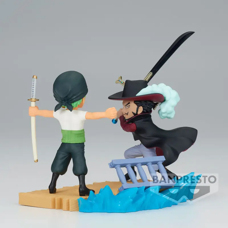 One Piece Log Stories Roronoa Zoro VS Dracule Mihawk figúrka 7 cm termékfotó