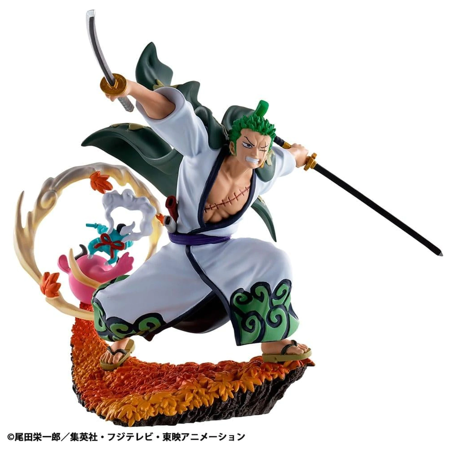 One Piece Logbox Re Birth Wano Kuni 4 Súprava sôch Petitrama 9 cm produktová fotografia