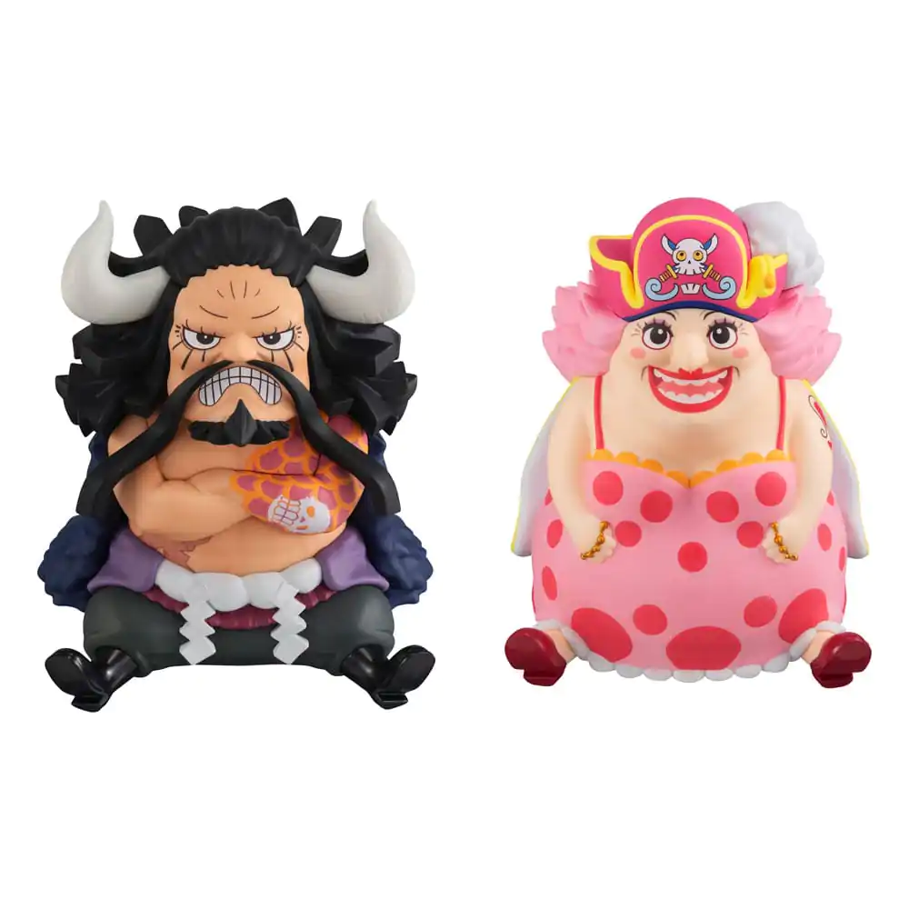 One Piece Look Up PVC soška Kaido the Beast & Big Mom 11 cm (s tekvicou a Semlou) produktová fotografia