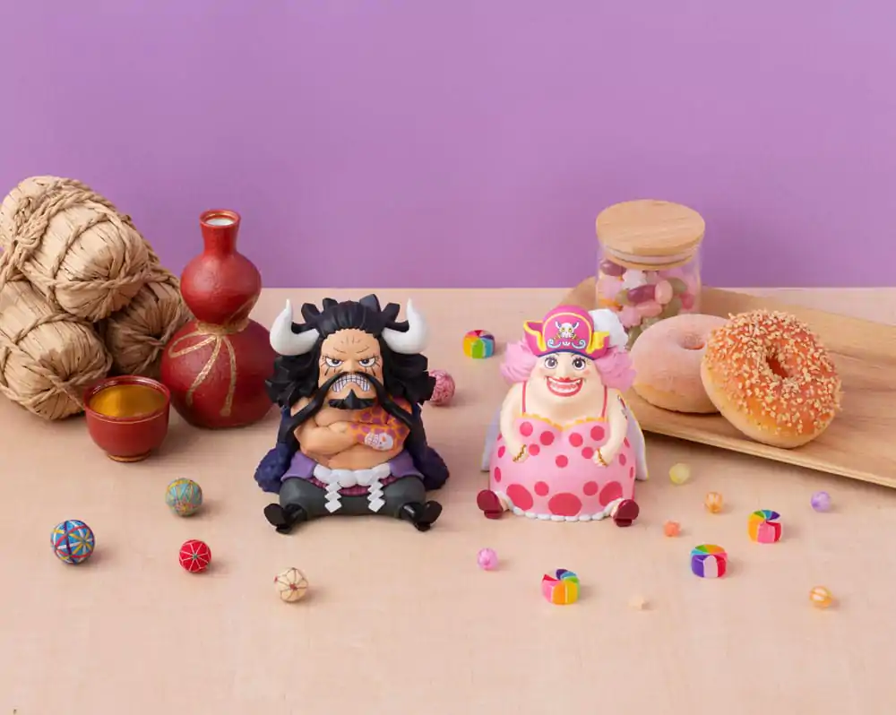 One Piece Look Up PVC soška Kaido the Beast & Big Mom 11 cm (s tekvicou a Semlou) produktová fotografia