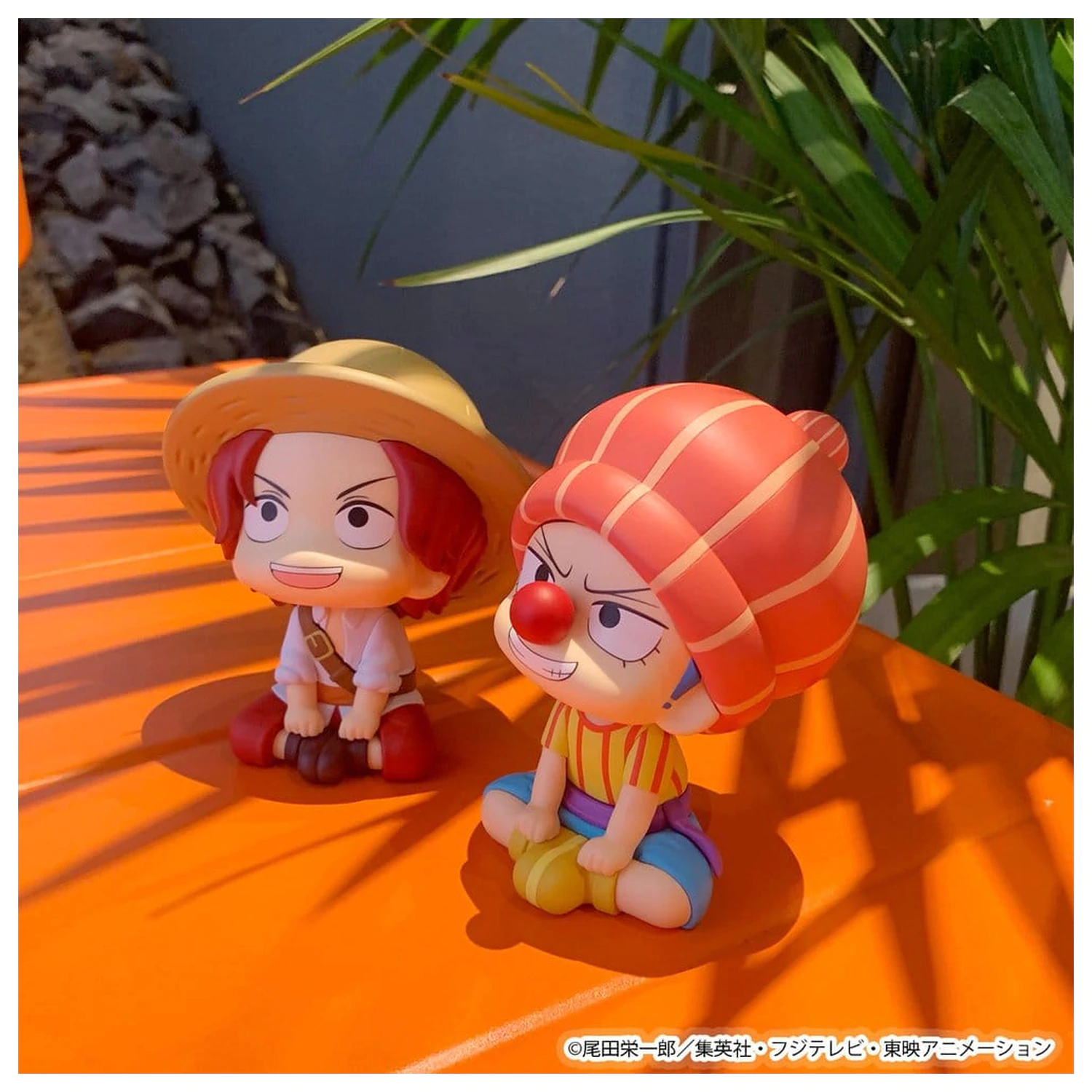 One Piece Look Up PVC figúrky, balenie po 2 kusoch Shanks & Buggy Childhood Ver. 11 cm (s darčekom) produktová fotografia
