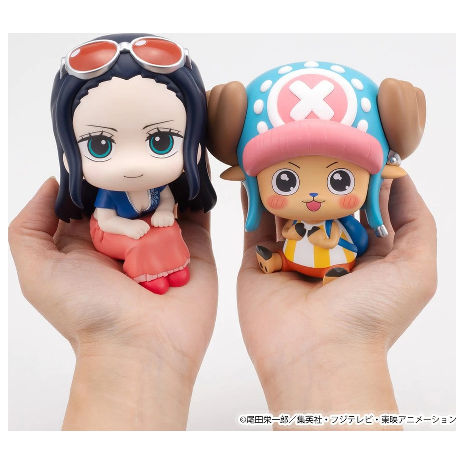 One Piece Lookup PVC figúrky balenie 2 kusy Nico Robin & Tony Tony Chopper Excited Ver. 11 cm (s darčekom) produktová fotografia