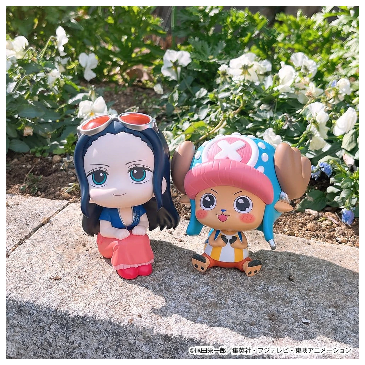 One Piece Lookup PVC figúrky balenie 2 kusy Nico Robin & Tony Tony Chopper Excited Ver. 11 cm (s darčekom) produktová fotografia