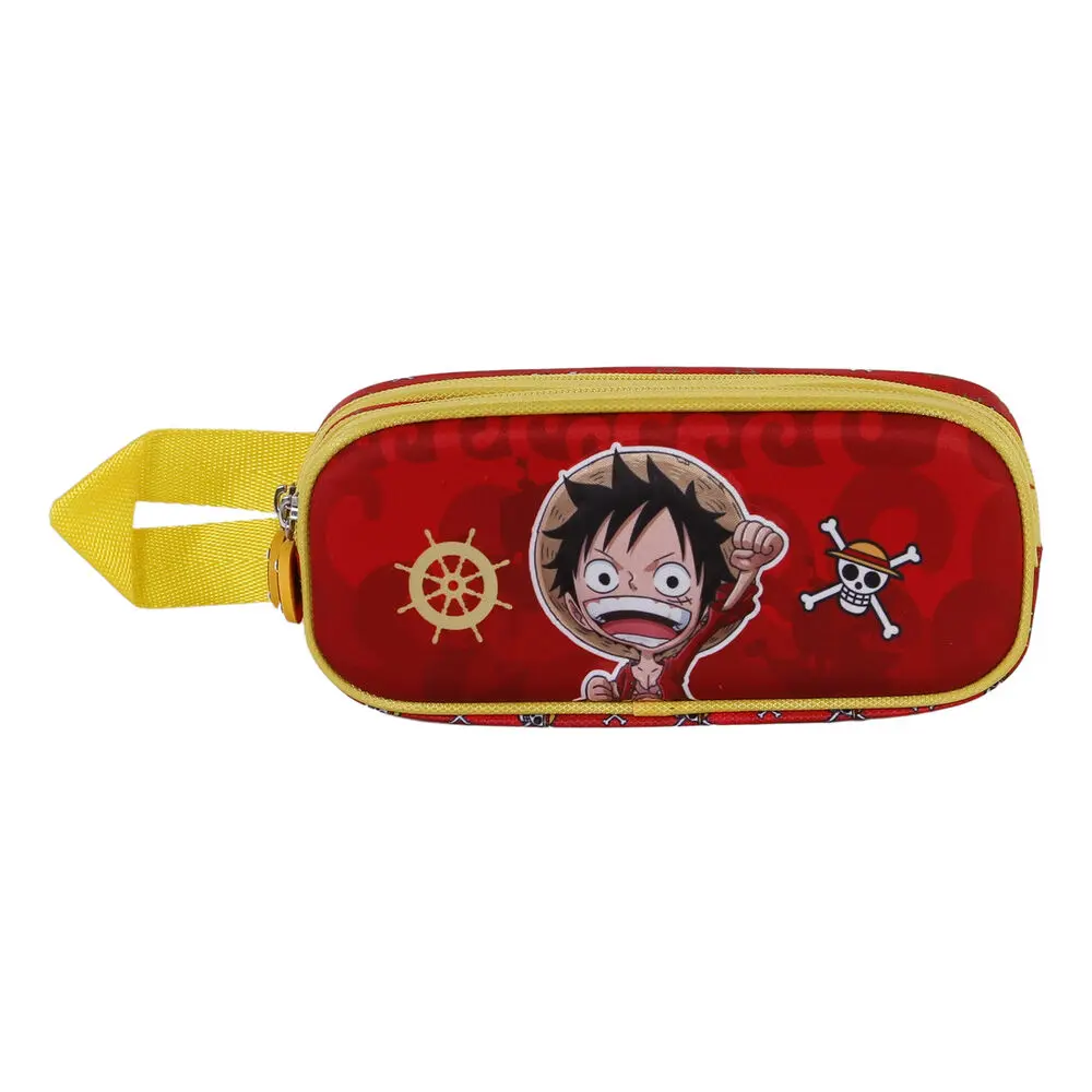 One piece Luffy 3D dvojité puzdro na ceruzky produktová fotografia