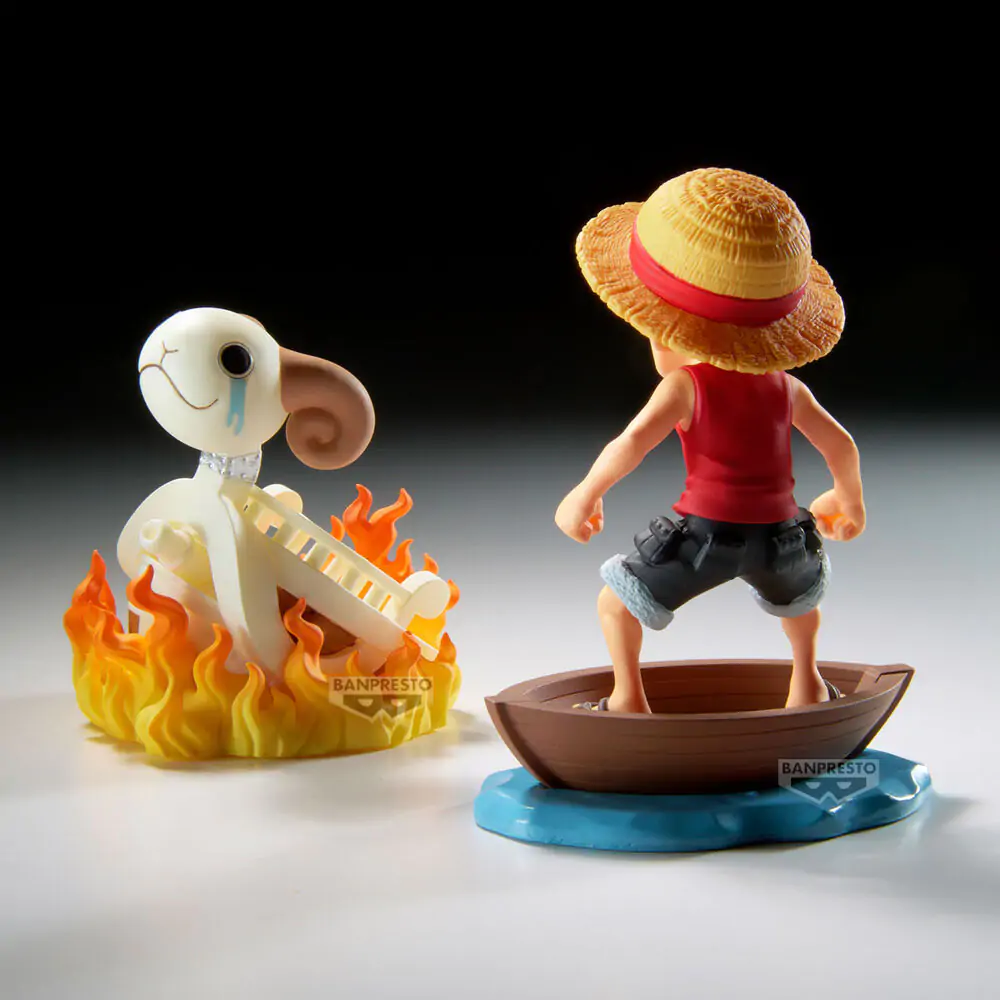 One Piece Luffy & Going Merry Log Stories figúrka 8cm termékfotó