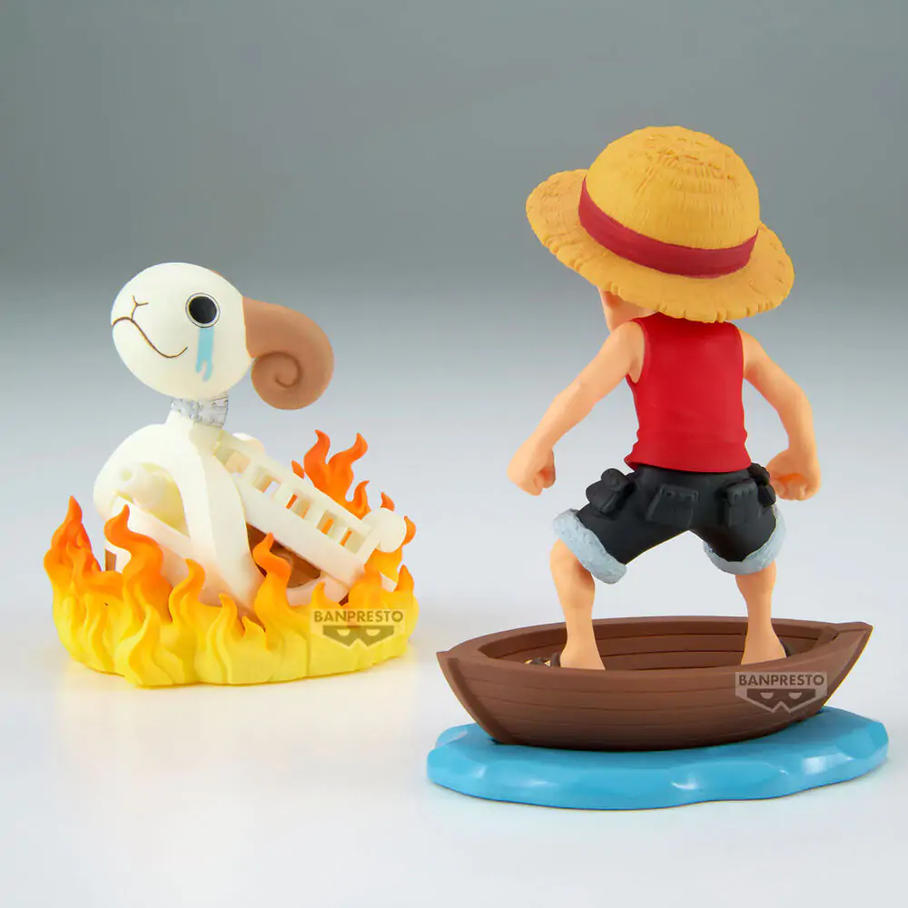 One Piece Luffy & Going Merry Log Stories figúrka 8cm termékfotó