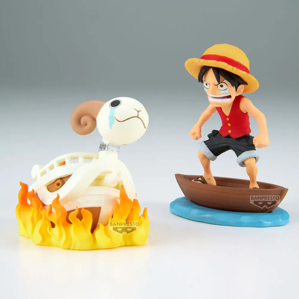 One Piece Luffy & Going Merry Log Stories figúrka 8cm termékfotó