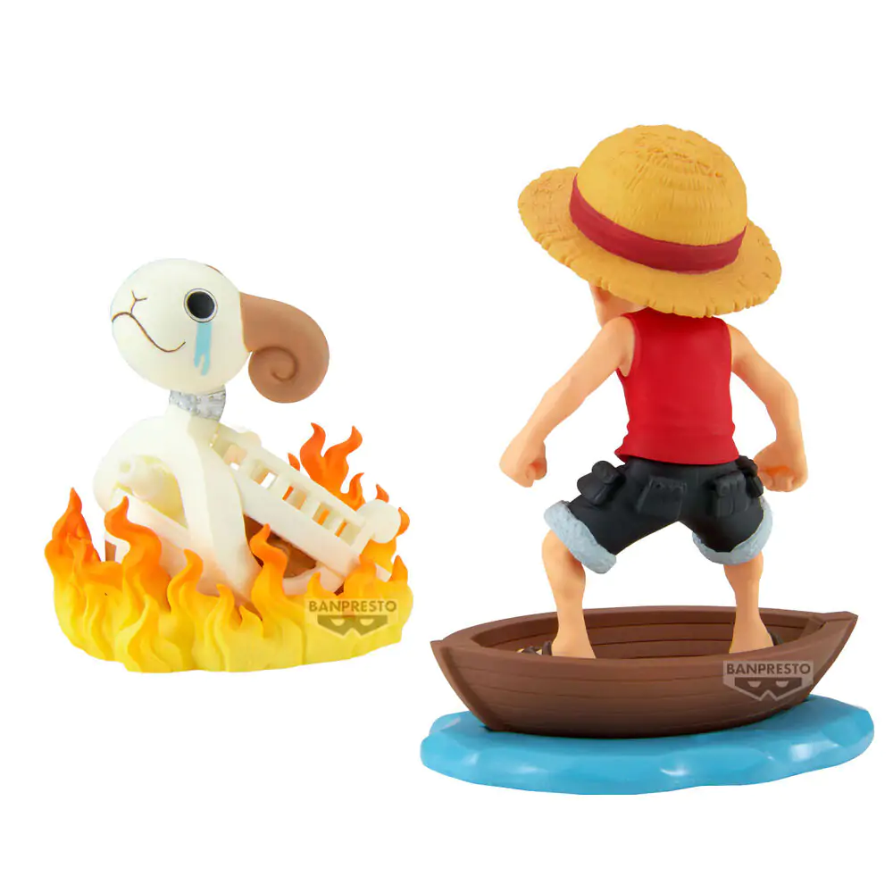 One Piece Luffy & Going Merry Log Stories figúrka 8cm termékfotó