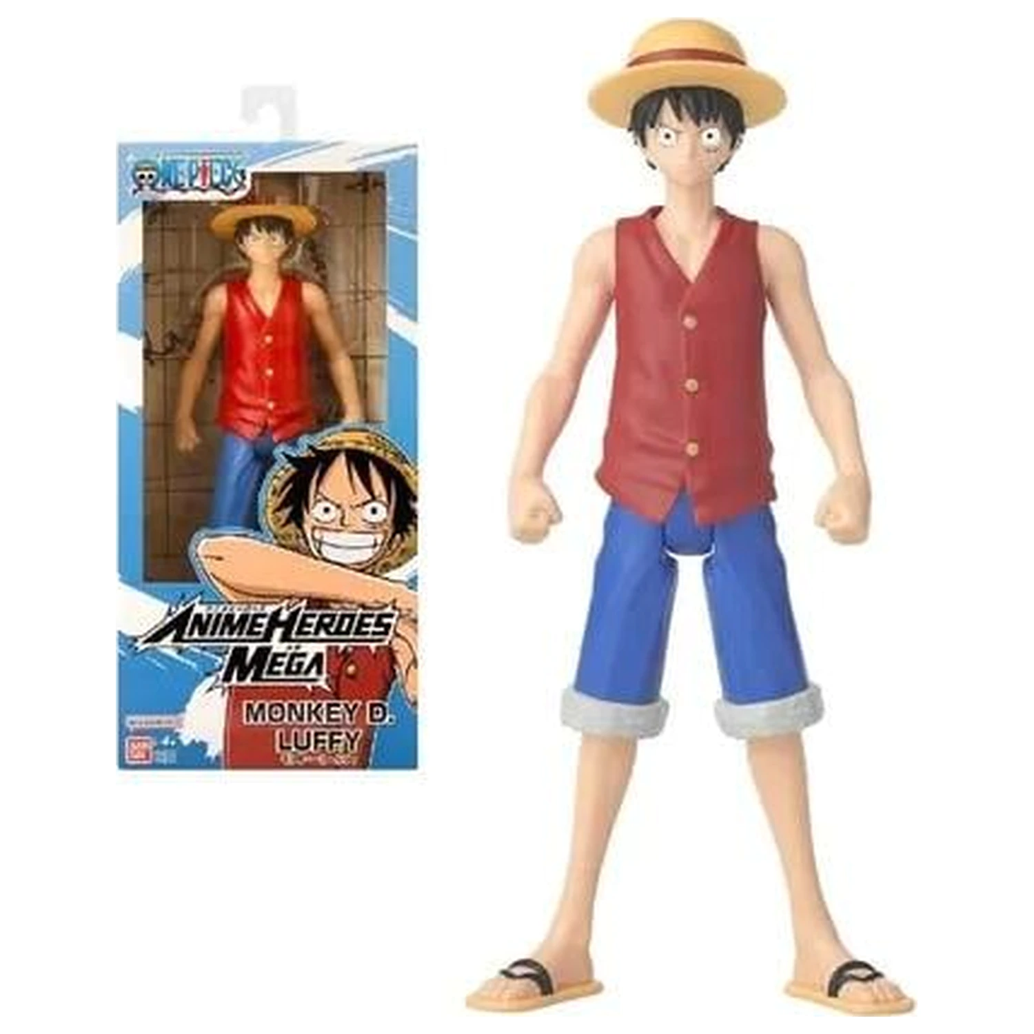 ONE PIECE Luffy Anime Heroes Mega figúrka 30cm produktová fotografia
