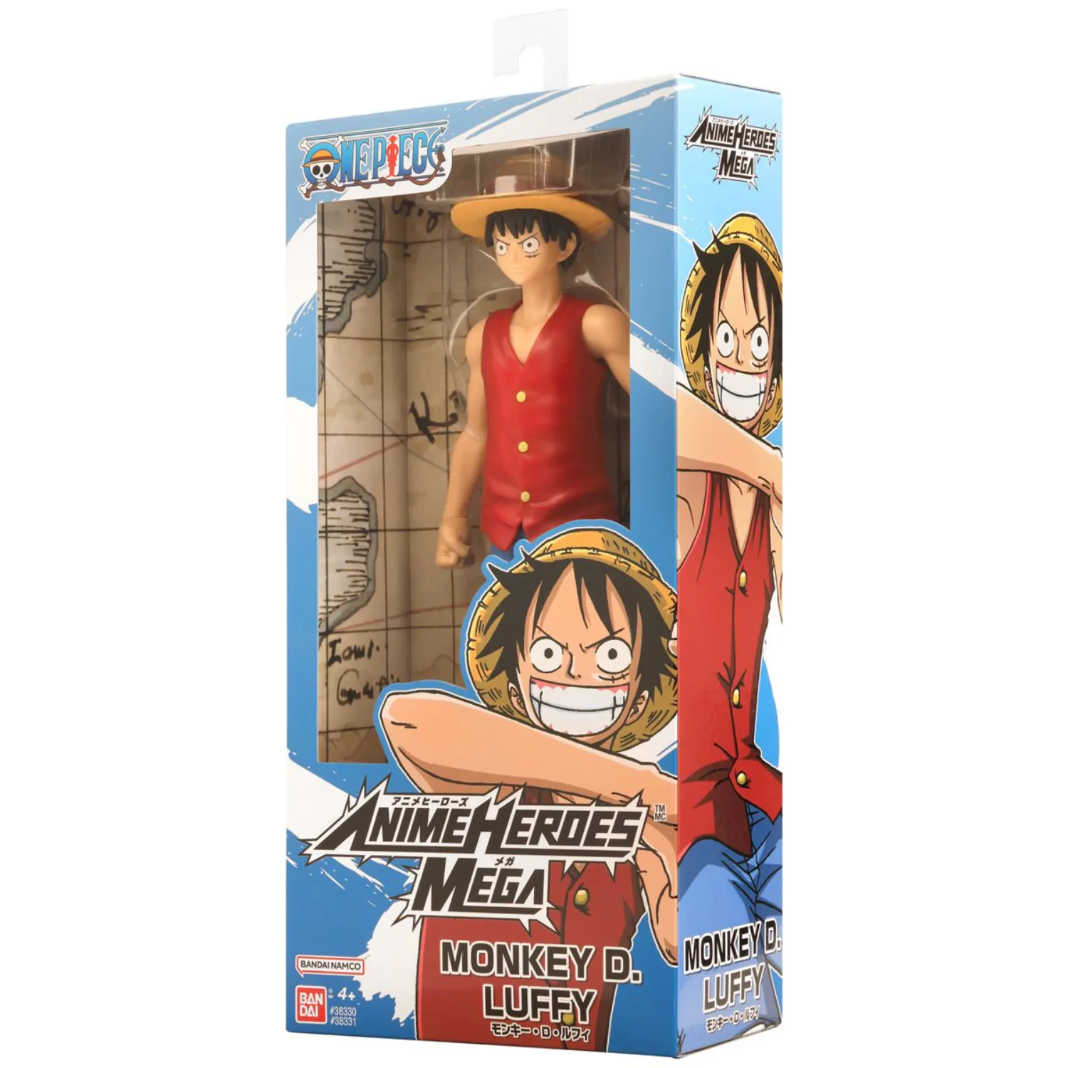 ONE PIECE Luffy Anime Heroes Mega figúrka 30cm produktová fotografia