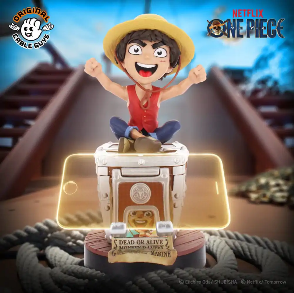 One Piece Cable Guys Figúrka Luffy Wanted Poster 21 cm termékfotó