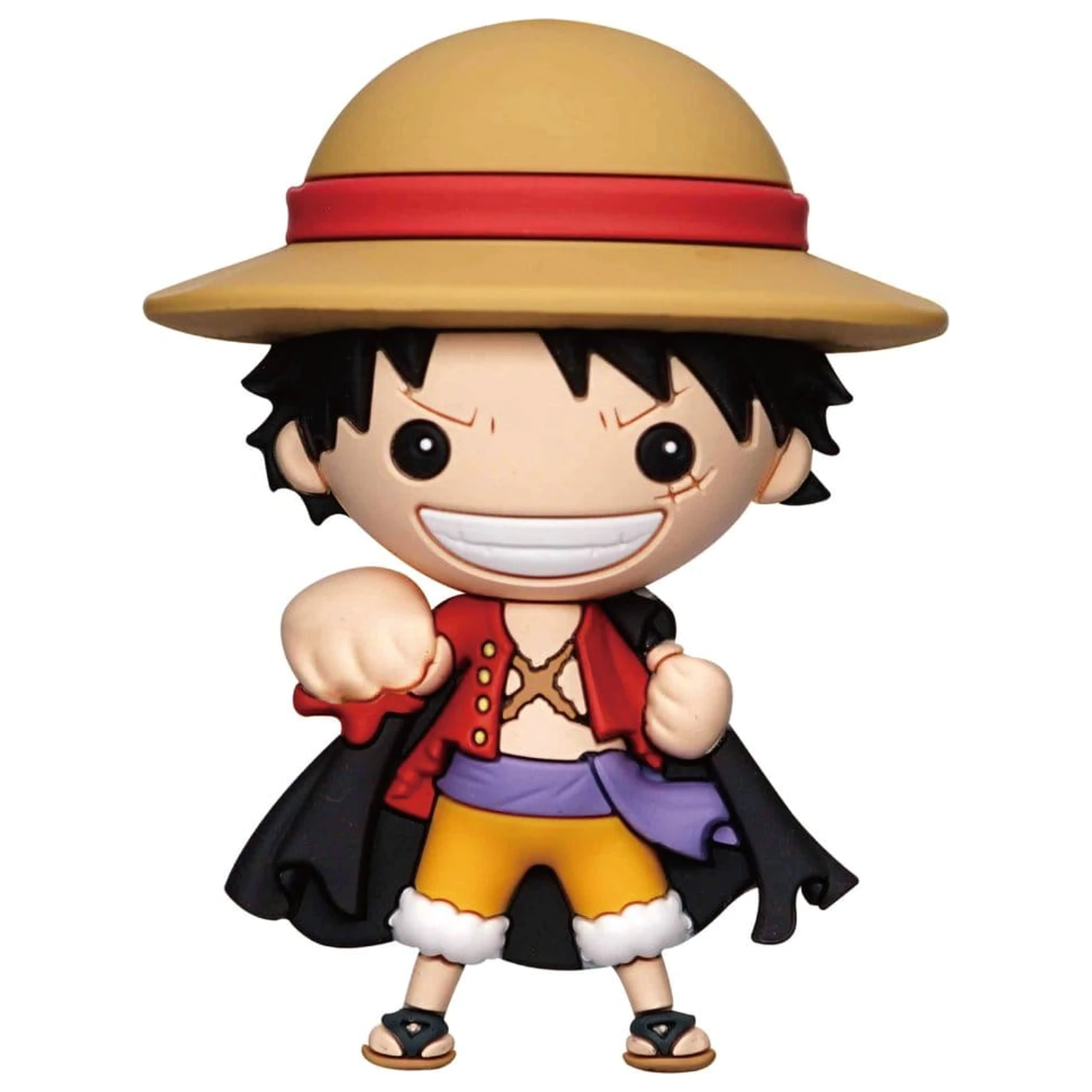 One Piece 3D Penový Magnet Luffy s Plášťom produktová fotografia