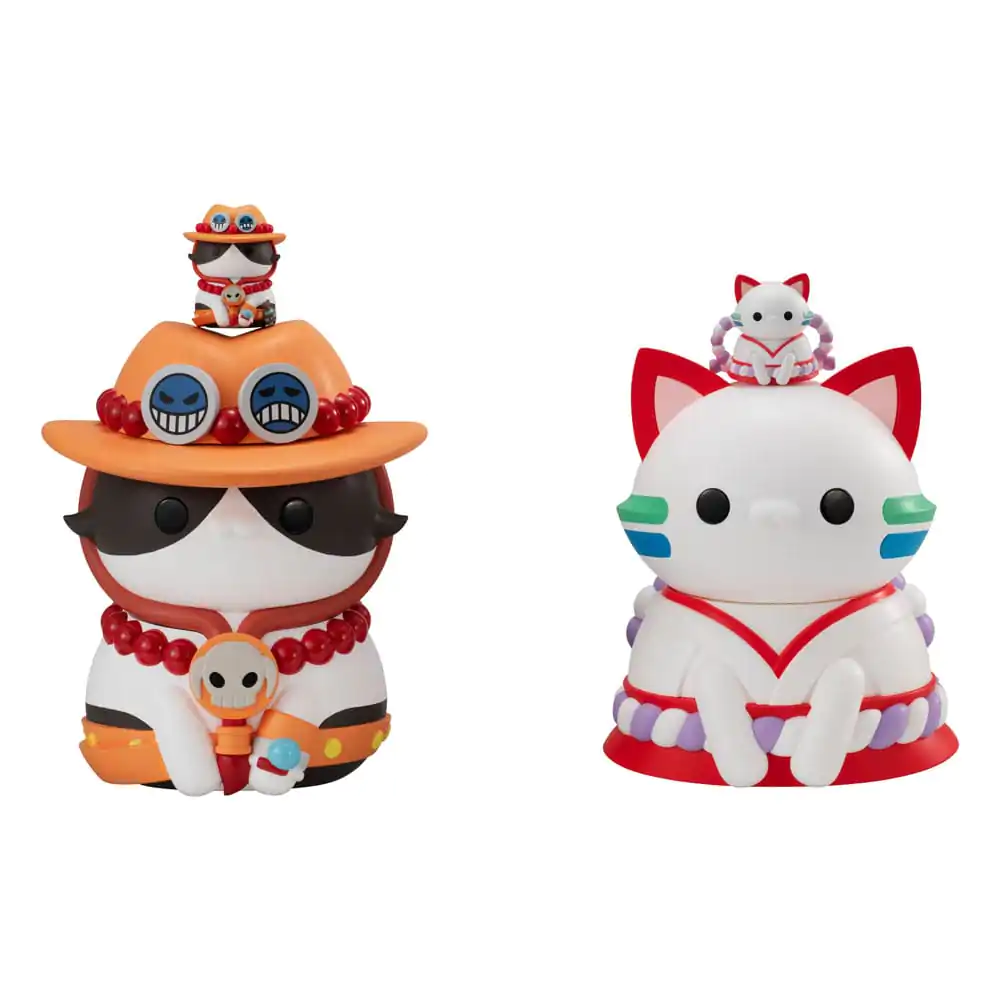 One Piece Mega Cat Project Nyanto! The Big Nyan Piece Series Zberateľská figúrka Portgas D. Ace 10 cm produktová fotografia
