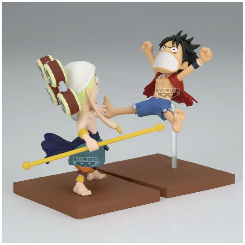 One Piece Monkey D Luffy & Enel World Collectable figure 7cm termékfotó