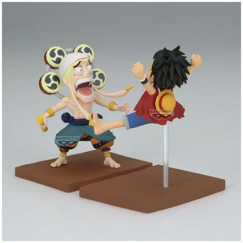 One Piece Monkey D Luffy & Enel World Collectable figure 7cm termékfotó