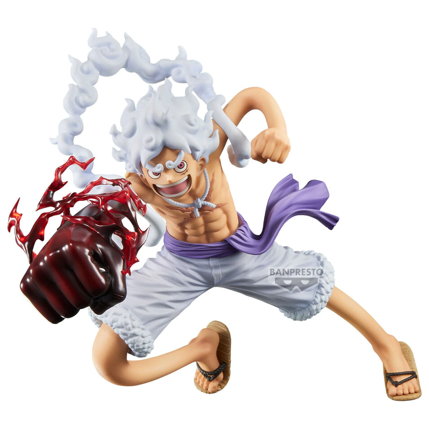 One Piece Monkey D Luffy Grandista Gear5 figúrka produktová fotografia