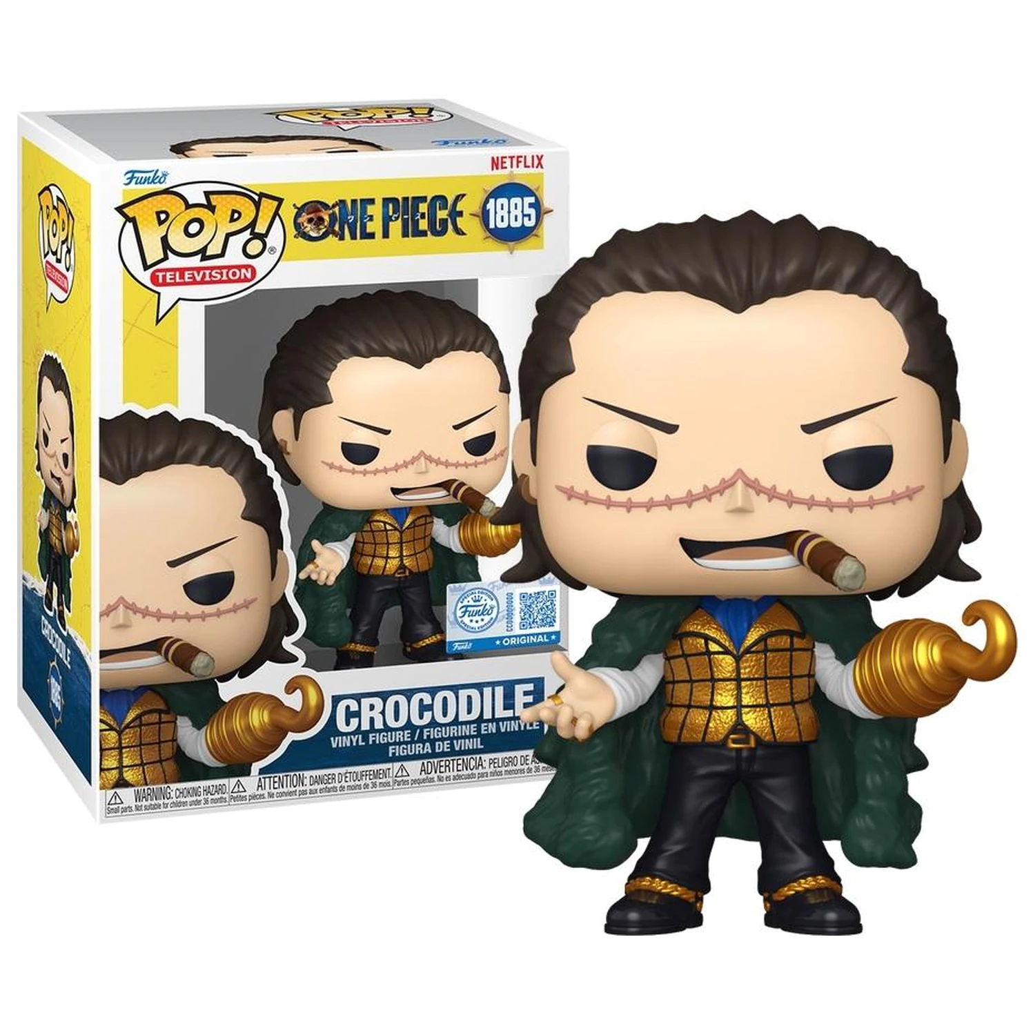 One Piece Netflix Funko Pop figúrka Crocodile produktová fotografia