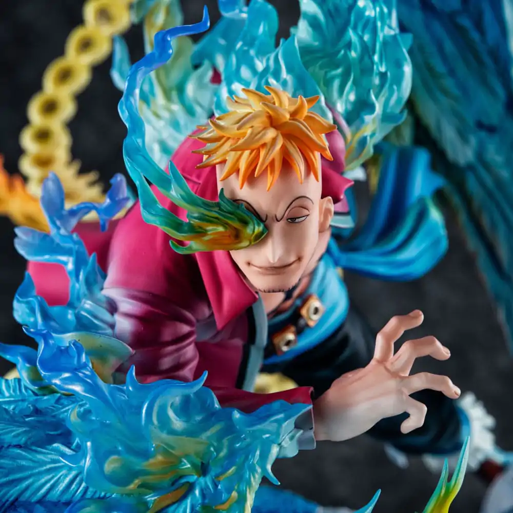 One Piece P.O.P MAS Maximum PVC Socha Marco the Phoenix Leader of 1st group of Whitebeard Pirates 32 cm produktová fotografia