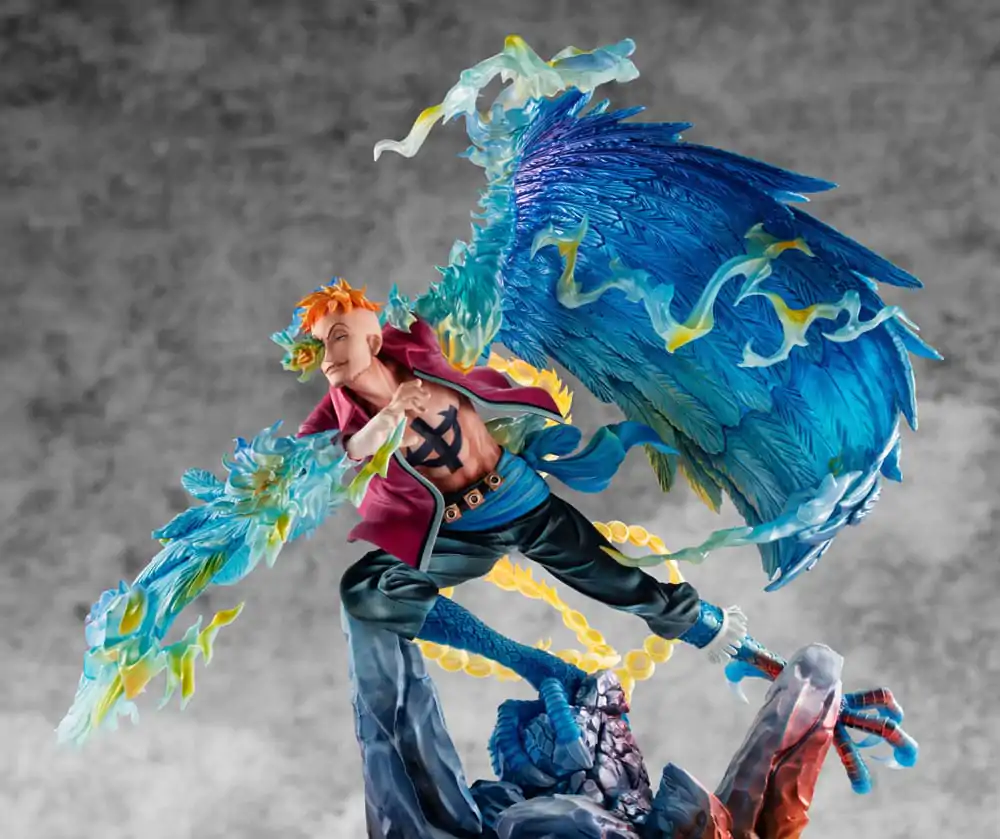 One Piece P.O.P MAS Maximum PVC Socha Marco the Phoenix Leader of 1st group of Whitebeard Pirates 32 cm produktová fotografia