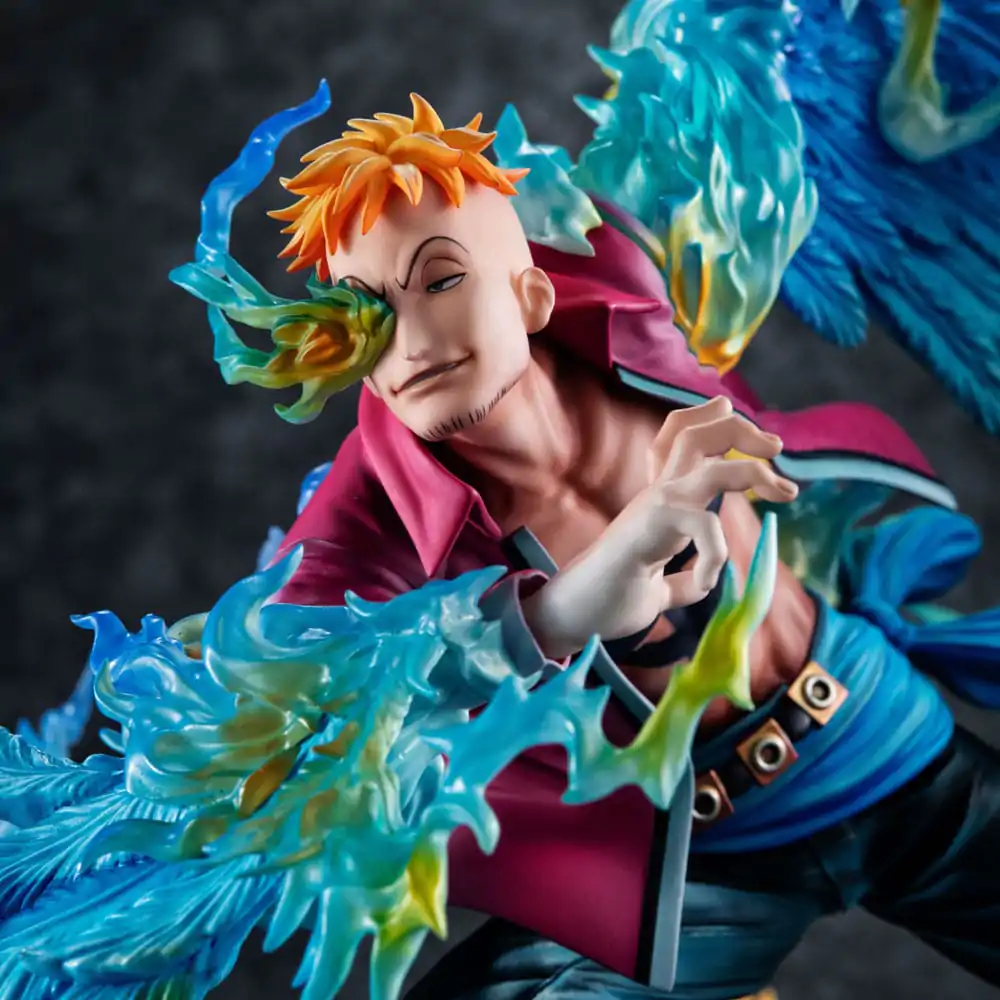 One Piece P.O.P MAS Maximum PVC Socha Marco the Phoenix Leader of 1st group of Whitebeard Pirates 32 cm produktová fotografia