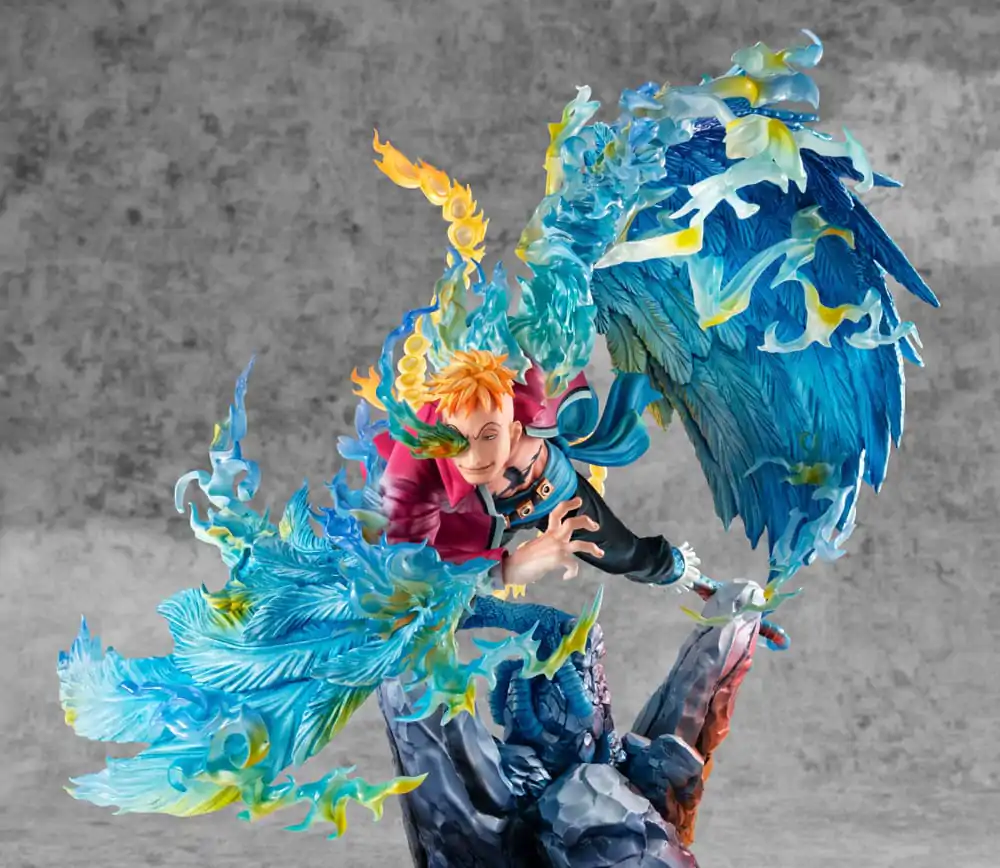 One Piece P.O.P MAS Maximum PVC Socha Marco the Phoenix Leader of 1st group of Whitebeard Pirates 32 cm produktová fotografia