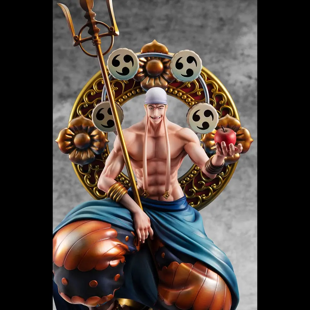 One Piece P.O.P PVC Socha Neo Maximum The only God of Skypiea Enel 34 cm produktová fotografia