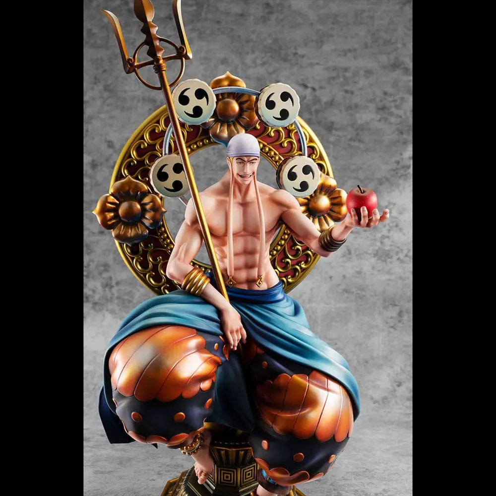 One Piece P.O.P PVC Socha Neo Maximum The only God of Skypiea Enel 34 cm produktová fotografia