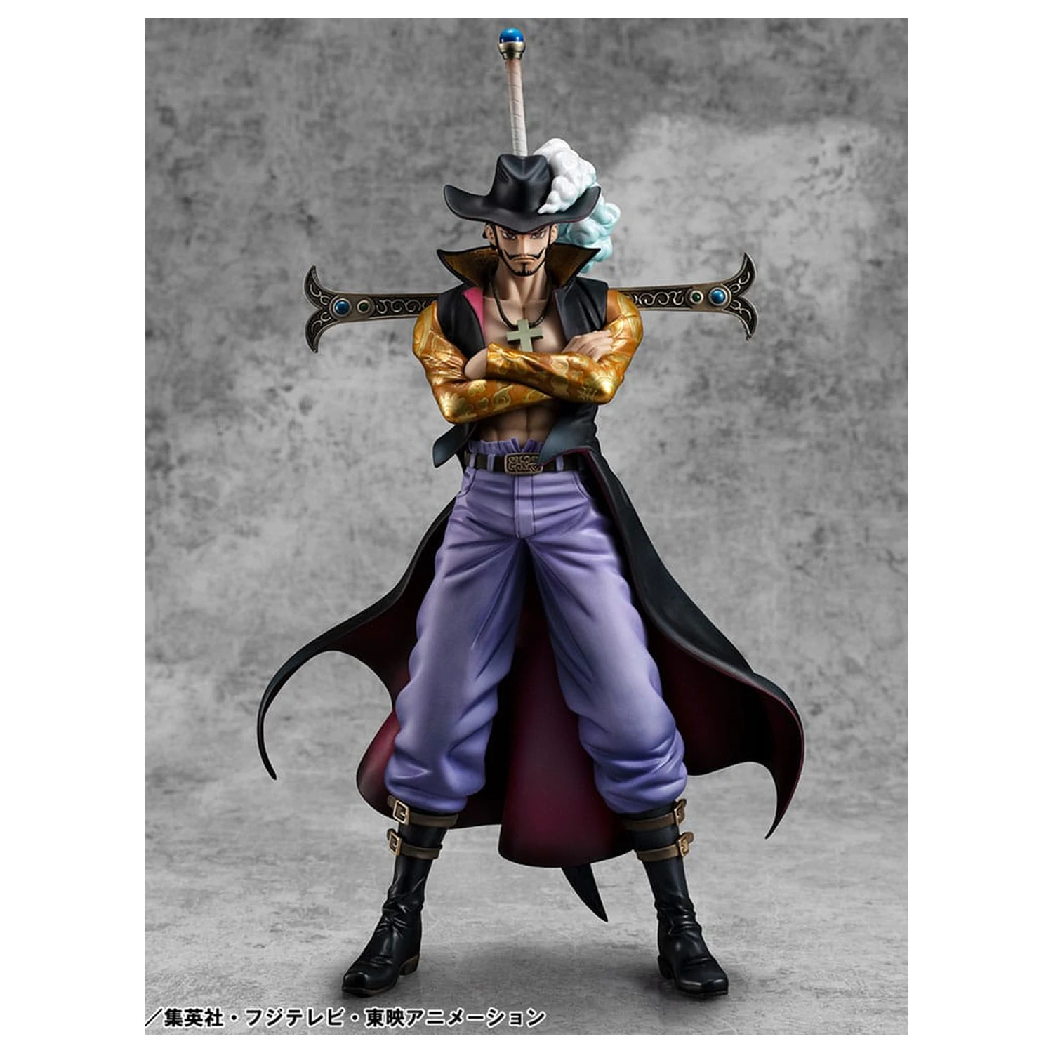 One Piece P.O.P SA-MAXIMUM PVC Socha Hawk Eye Dracule Mihawk Ver. R 29 cm produktová fotografia