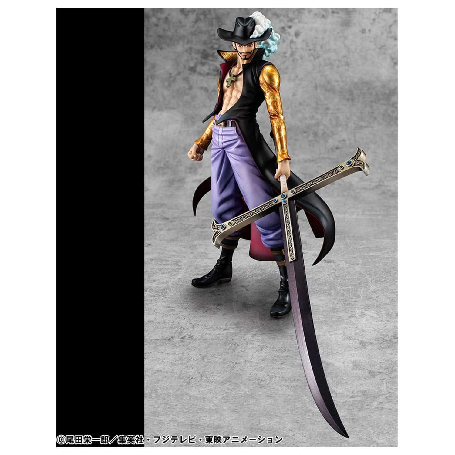One Piece P.O.P SA-MAXIMUM PVC Socha Hawk Eye Dracule Mihawk Ver. R 29 cm produktová fotografia