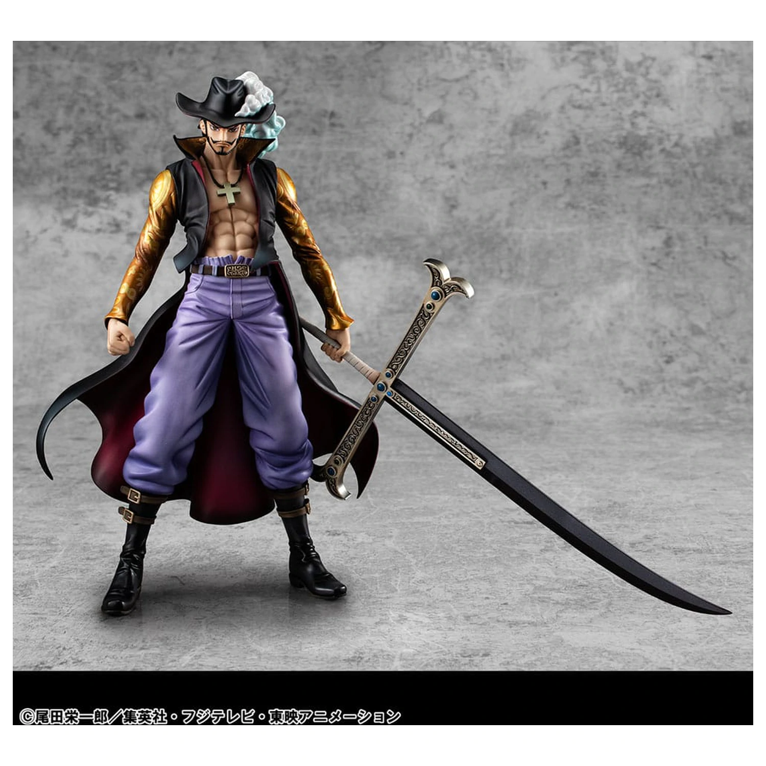 One Piece P.O.P SA-MAXIMUM PVC Socha Hawk Eye Dracule Mihawk Ver. R 29 cm produktová fotografia