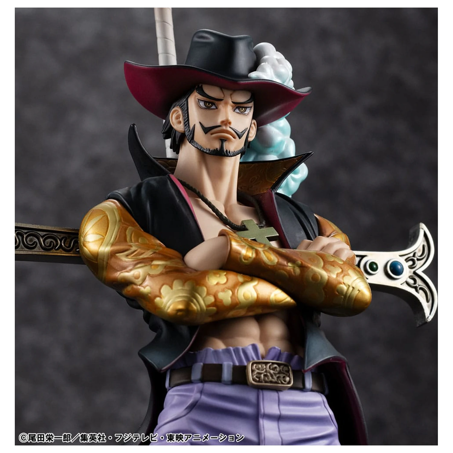 One Piece P.O.P SA-MAXIMUM PVC Socha Hawk Eye Dracule Mihawk Ver. R 29 cm produktová fotografia