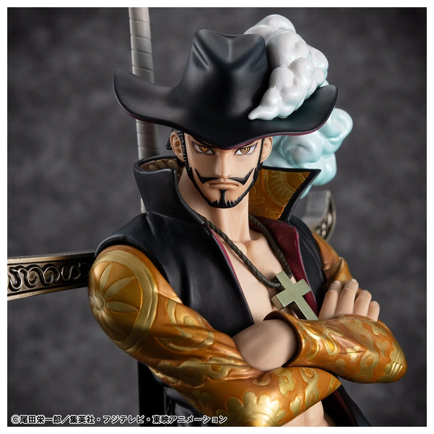 One Piece P.O.P SA-MAXIMUM PVC Socha Hawk Eye Dracule Mihawk Ver. R 29 cm produktová fotografia