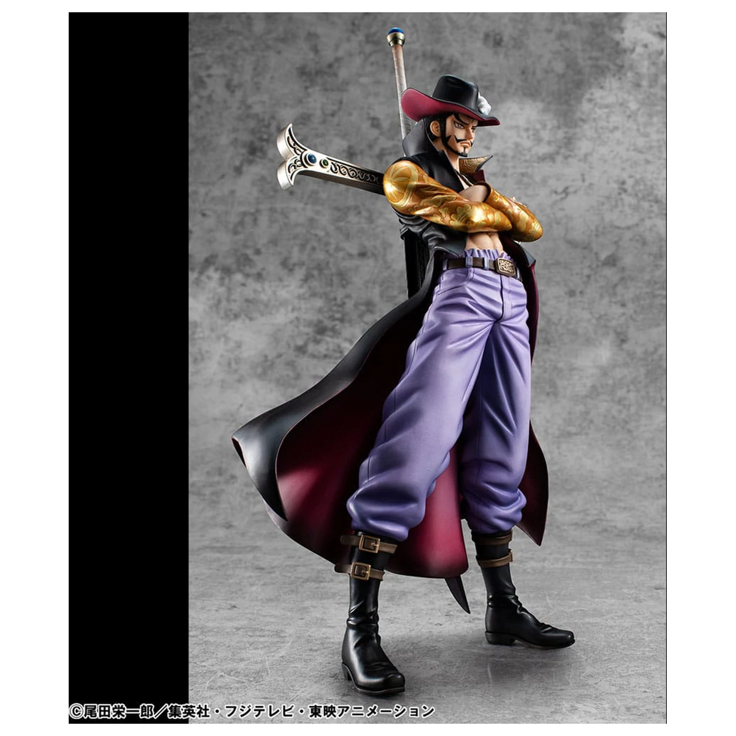 One Piece P.O.P SA-MAXIMUM PVC Socha Hawk Eye Dracule Mihawk Ver. R 29 cm produktová fotografia