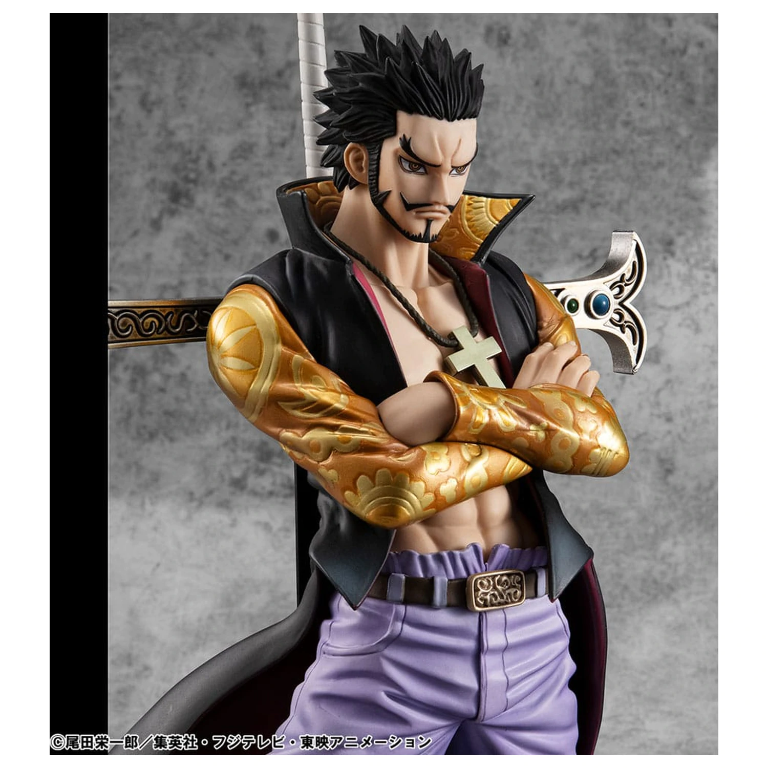 One Piece P.O.P SA-MAXIMUM PVC Socha Hawk Eye Dracule Mihawk Ver. R 29 cm produktová fotografia