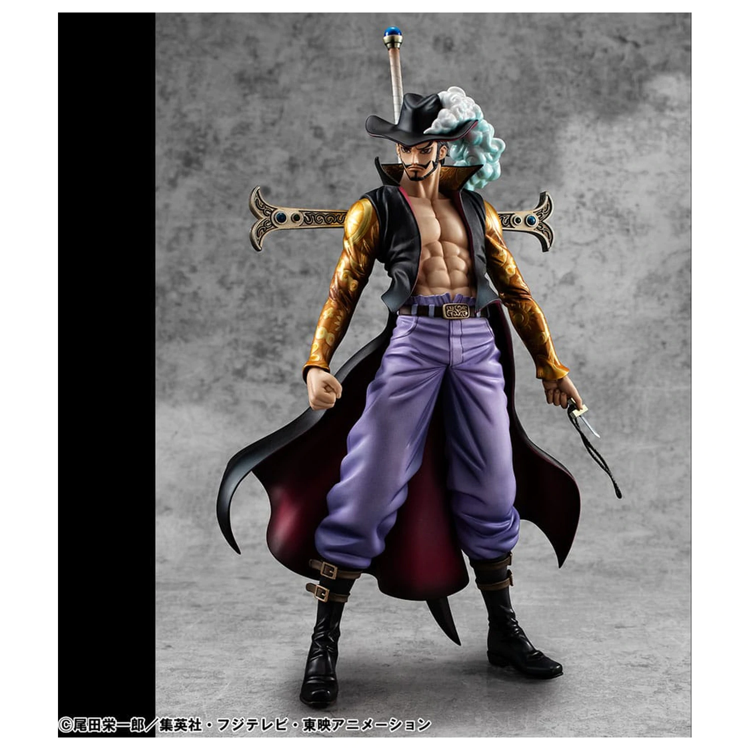 One Piece P.O.P SA-MAXIMUM PVC Socha Hawk Eye Dracule Mihawk Ver. R 29 cm produktová fotografia