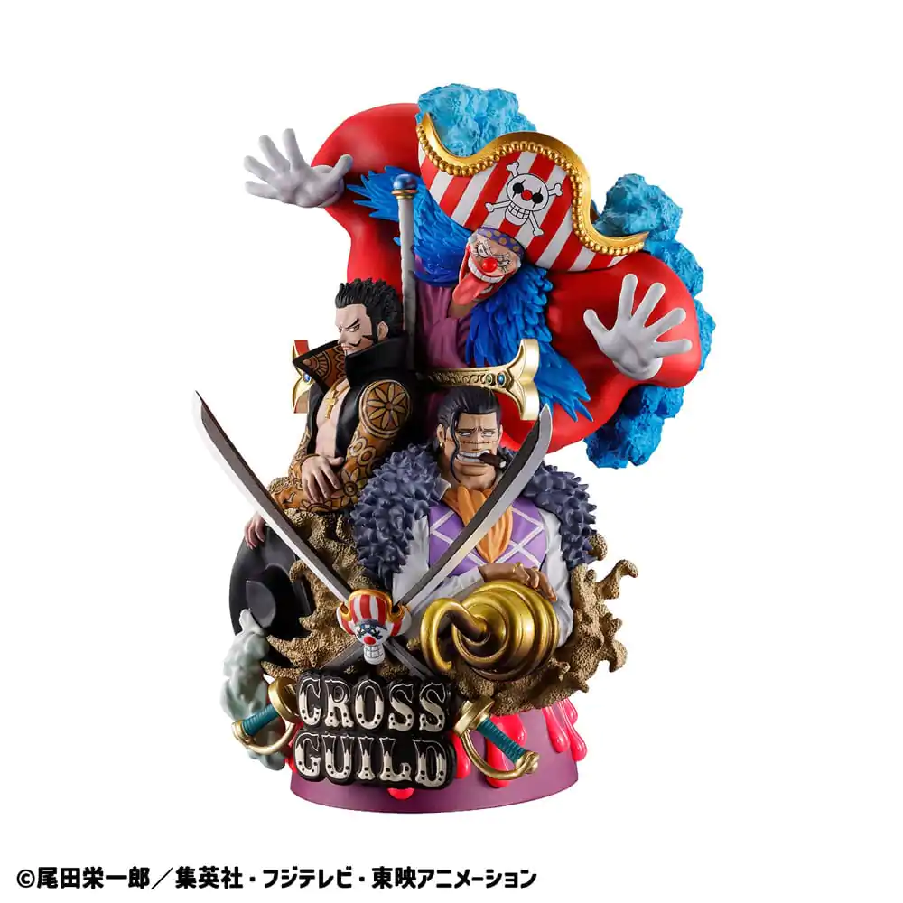 One Piece Petitrama DX PVC Mini Soška Logbox Re Birth 03 Cross Guild 15 cm produktová fotografia