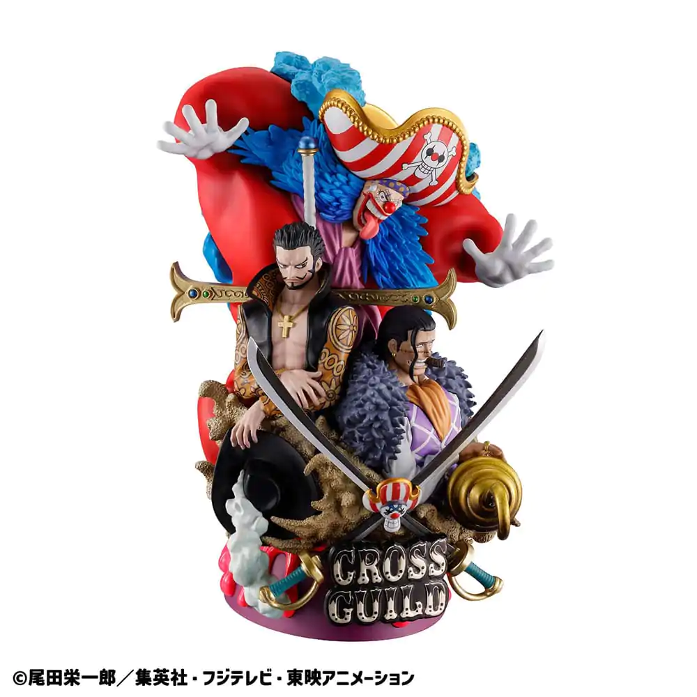 One Piece Petitrama DX PVC Mini Soška Logbox Re Birth 03 Cross Guild 15 cm produktová fotografia