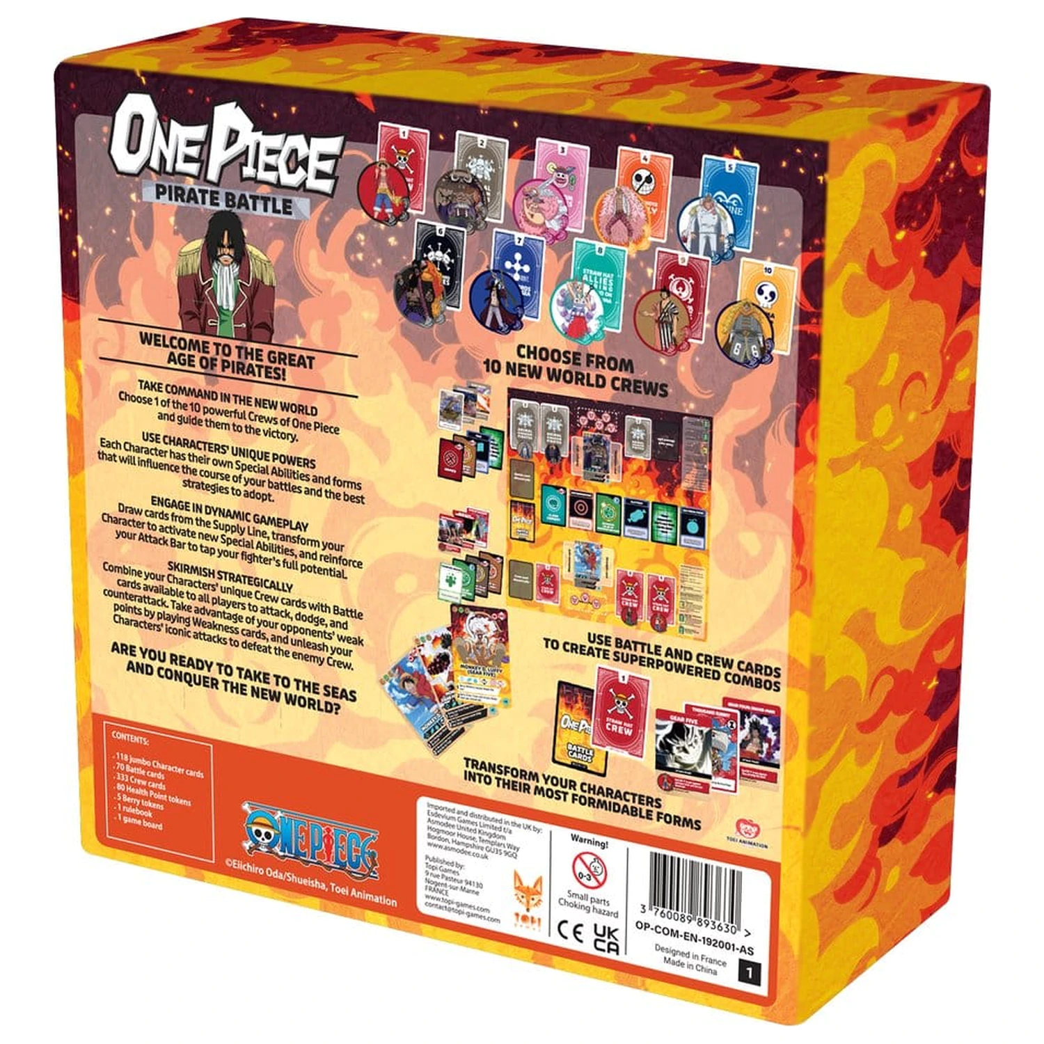 One Piece Board Game Pirate Battle *anglická verzia* produktová fotografia