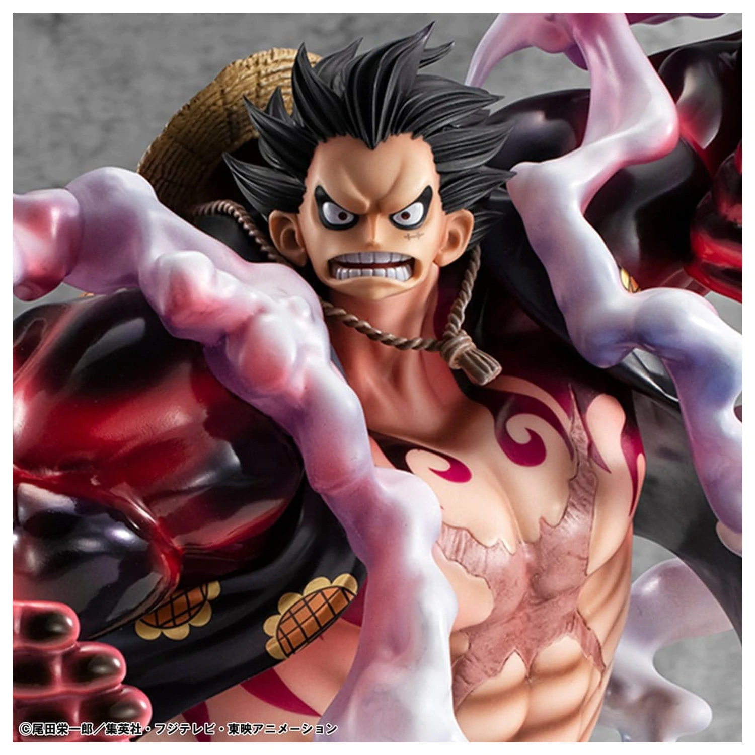 One Piece Portrait.Of.Pirates SA-Maximum PVC figúrka Monkey D. Luffy Gear 4 Bounce-Man 10th Limited Ver. 30 cm produktová fotografia