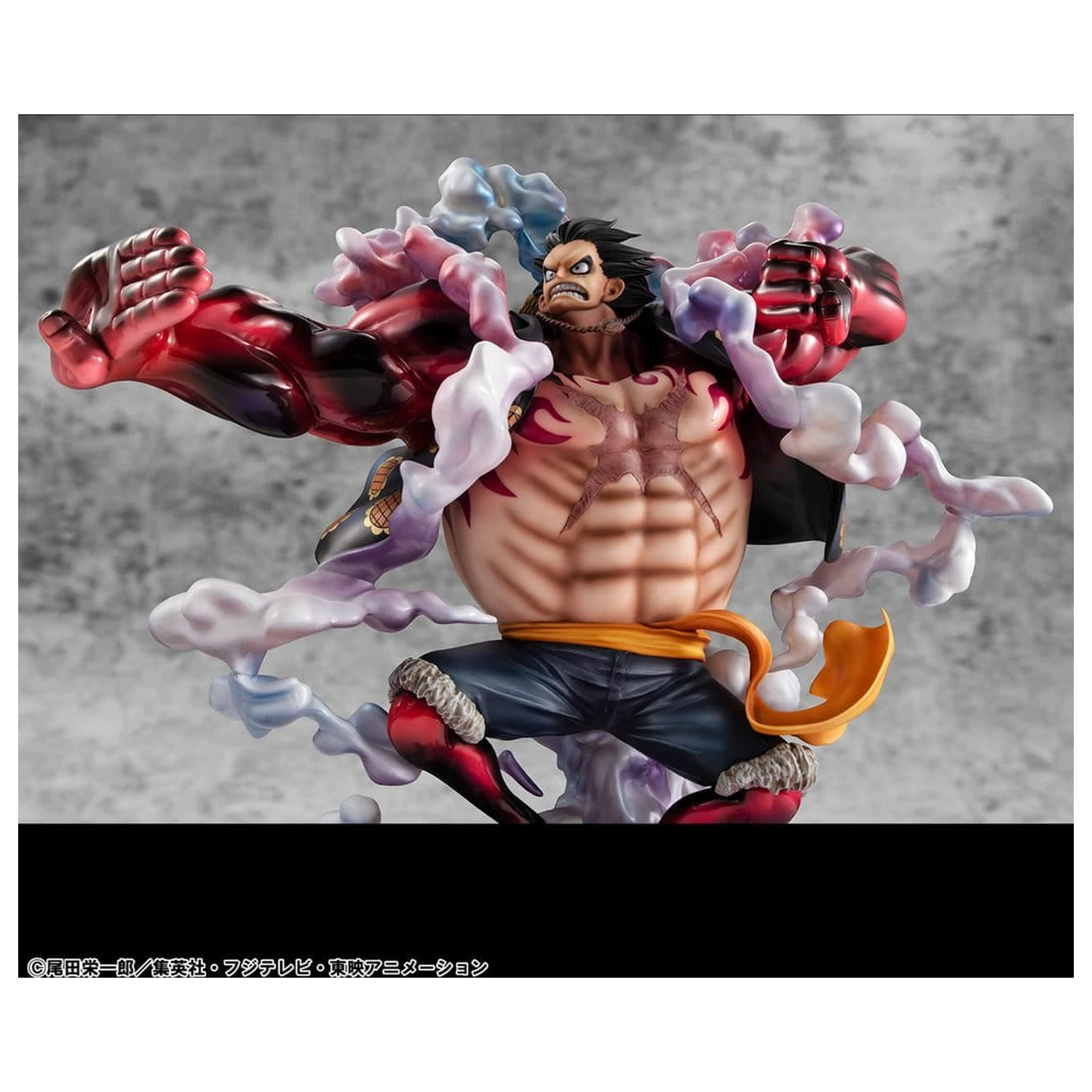 One Piece Portrait.Of.Pirates SA-Maximum PVC figúrka Monkey D. Luffy Gear 4 Bounce-Man 10th Limited Ver. 30 cm produktová fotografia