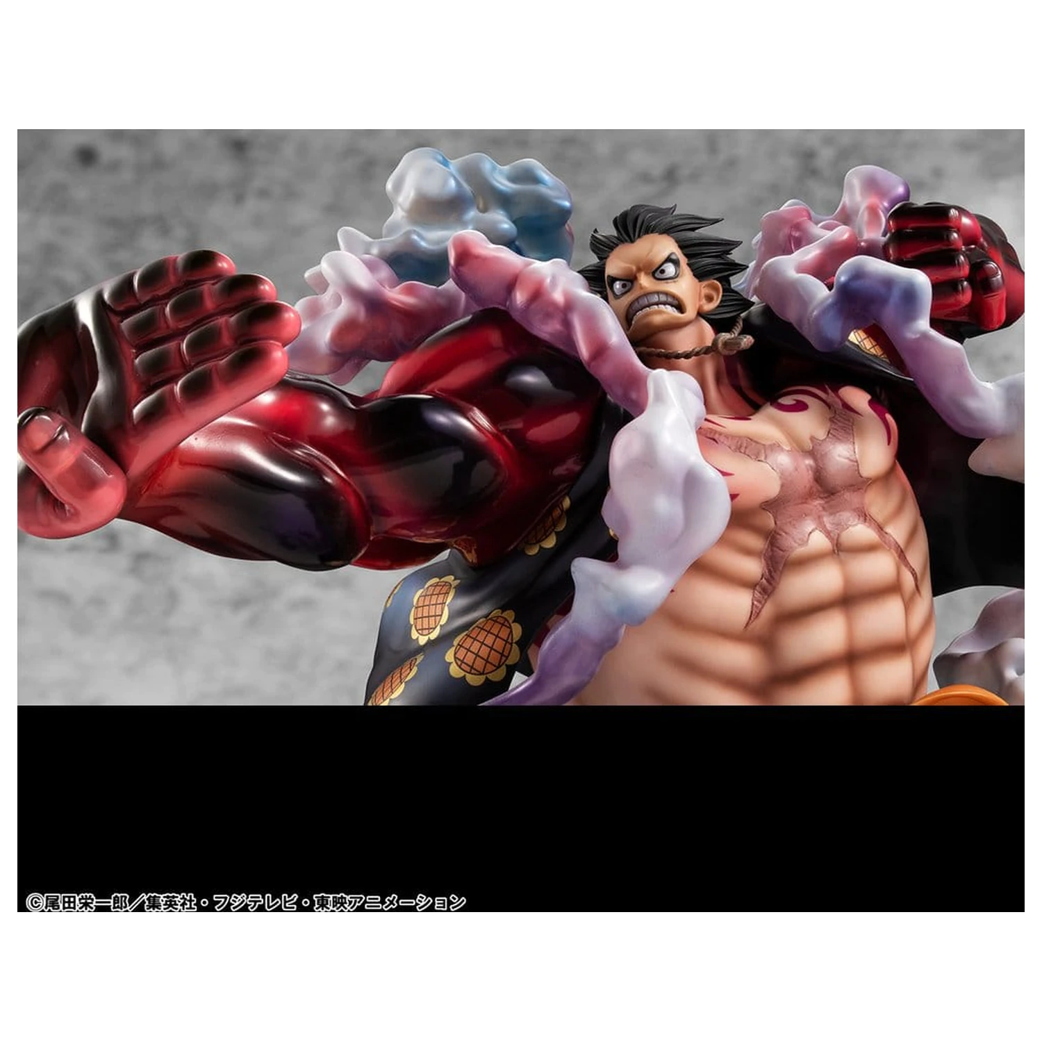 One Piece Portrait.Of.Pirates SA-Maximum PVC figúrka Monkey D. Luffy Gear 4 Bounce-Man 10th Limited Ver. 30 cm produktová fotografia