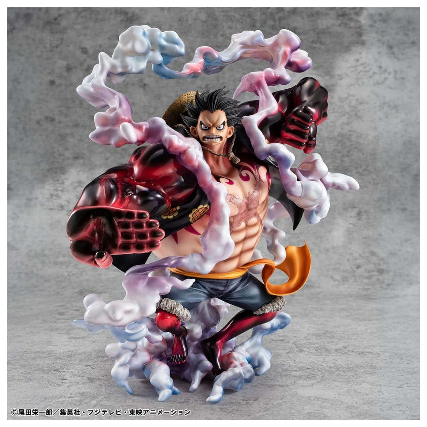 One Piece Portrait.Of.Pirates SA-Maximum PVC figúrka Monkey D. Luffy Gear 4 Bounce-Man 10th Limited Ver. 30 cm produktová fotografia