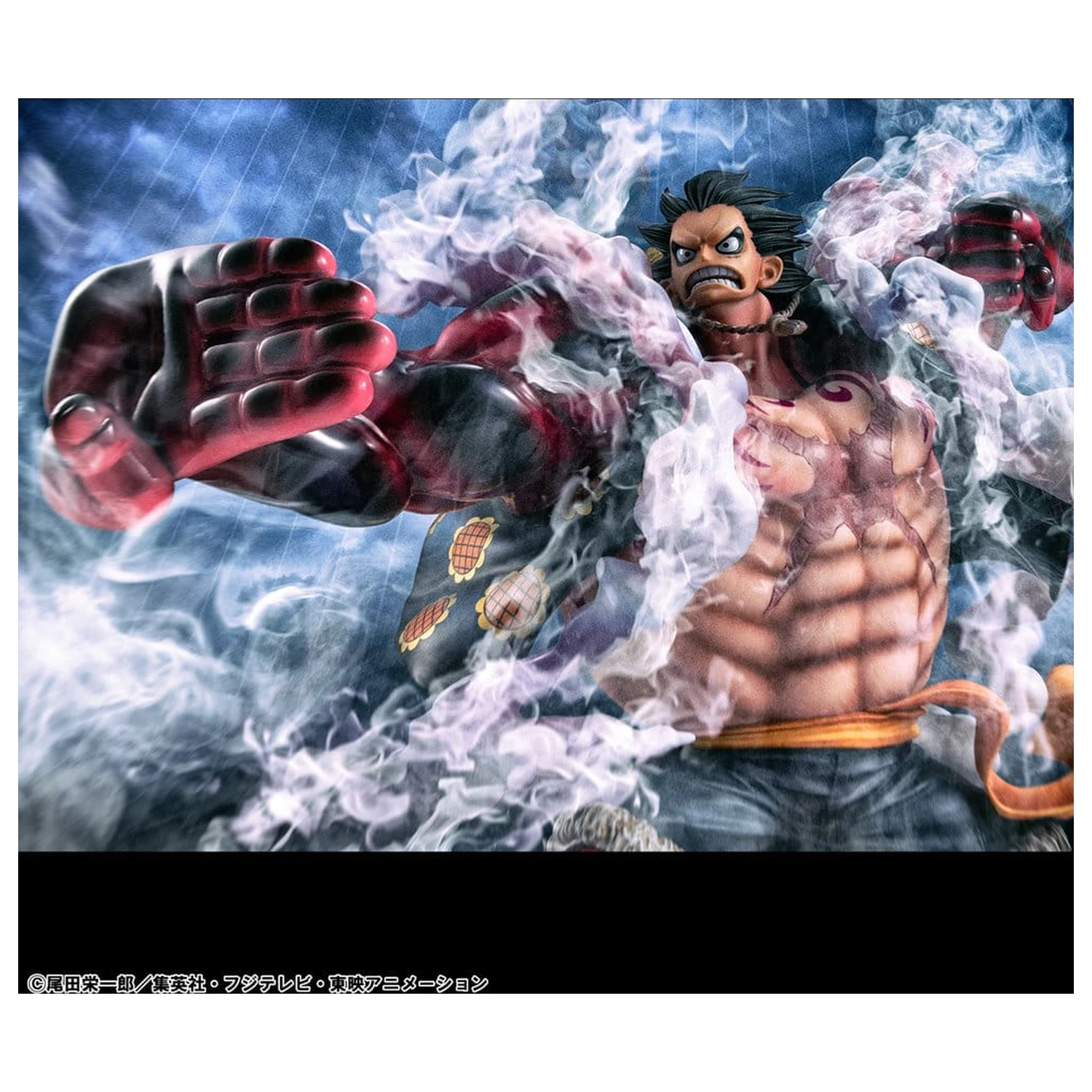 One Piece Portrait.Of.Pirates SA-Maximum PVC figúrka Monkey D. Luffy Gear 4 Bounce-Man 10th Limited Ver. 30 cm produktová fotografia