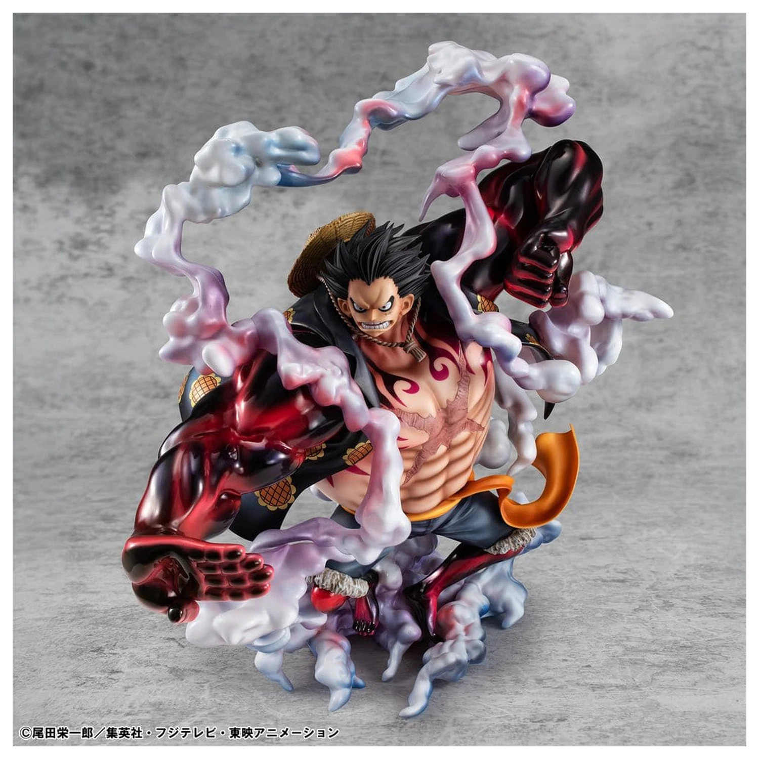 One Piece Portrait.Of.Pirates SA-Maximum PVC figúrka Monkey D. Luffy Gear 4 Bounce-Man 10th Limited Ver. 30 cm produktová fotografia
