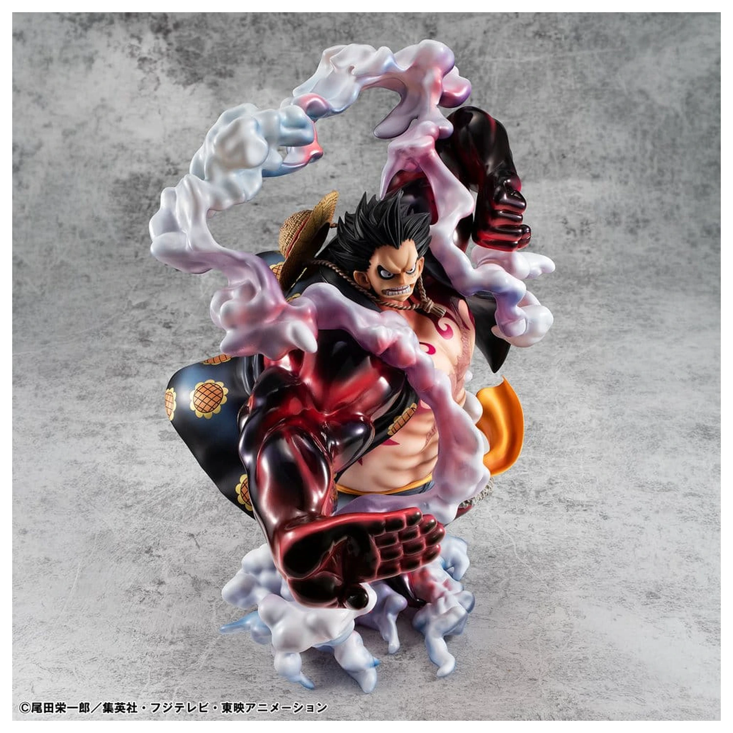 One Piece Portrait.Of.Pirates SA-Maximum PVC figúrka Monkey D. Luffy Gear 4 Bounce-Man 10th Limited Ver. 30 cm produktová fotografia