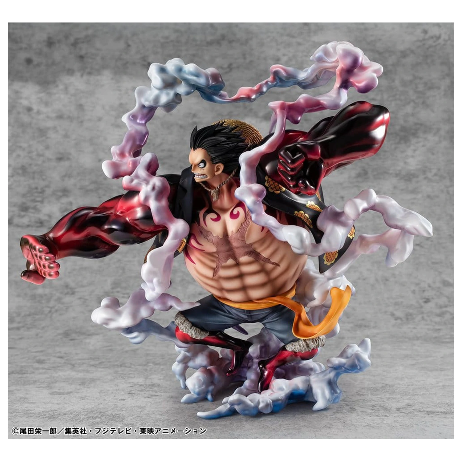 One Piece Portrait.Of.Pirates SA-Maximum PVC figúrka Monkey D. Luffy Gear 4 Bounce-Man 10th Limited Ver. 30 cm produktová fotografia