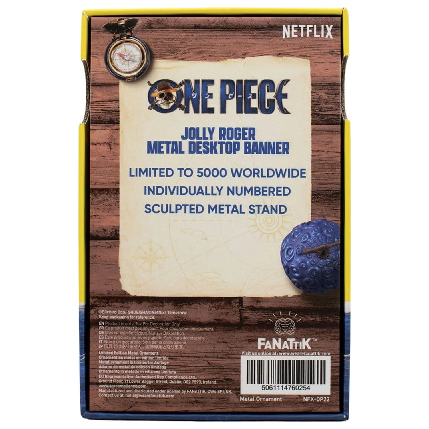 One Piece Replica Straw Hat Pirates kovový banner 11 x 6 cm produktová fotografia
